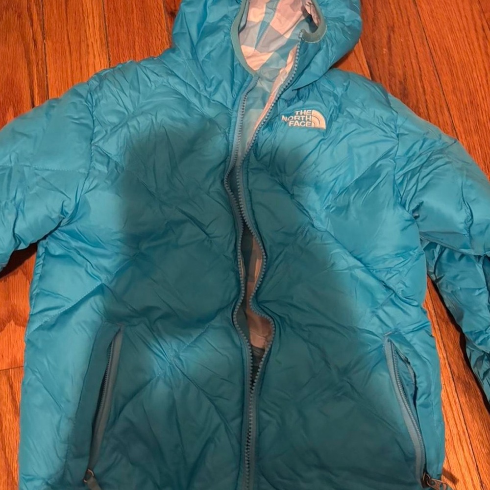 The North Face Teal Hooded Jacket